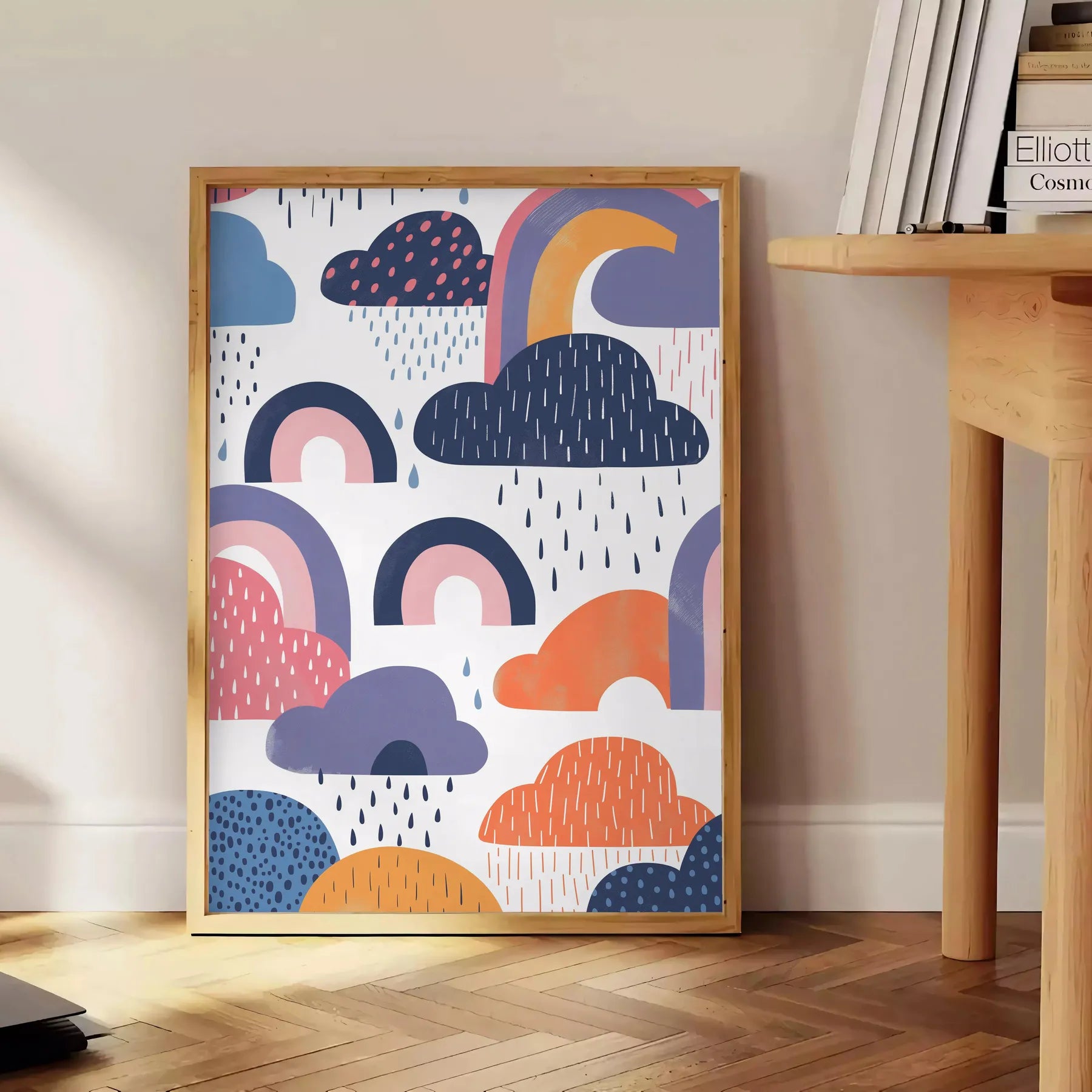 space geometric minimal art poster sophisticated gray green hues wall thoughtful gift print modern touch room style